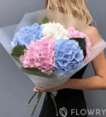 букет из гортензий