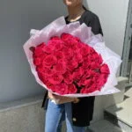 51 малиновая роза