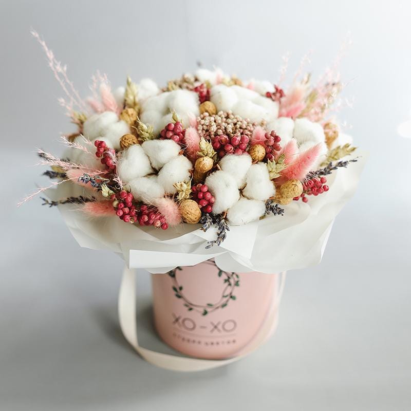 сухоцветы в коробке